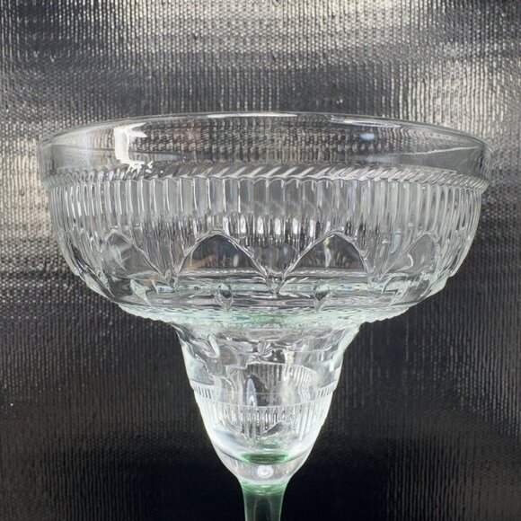 Cristal D'Arques Durand Margarita Glasses Set 2 Sombrero Cups Stemware Stems - Picture 7 of 12